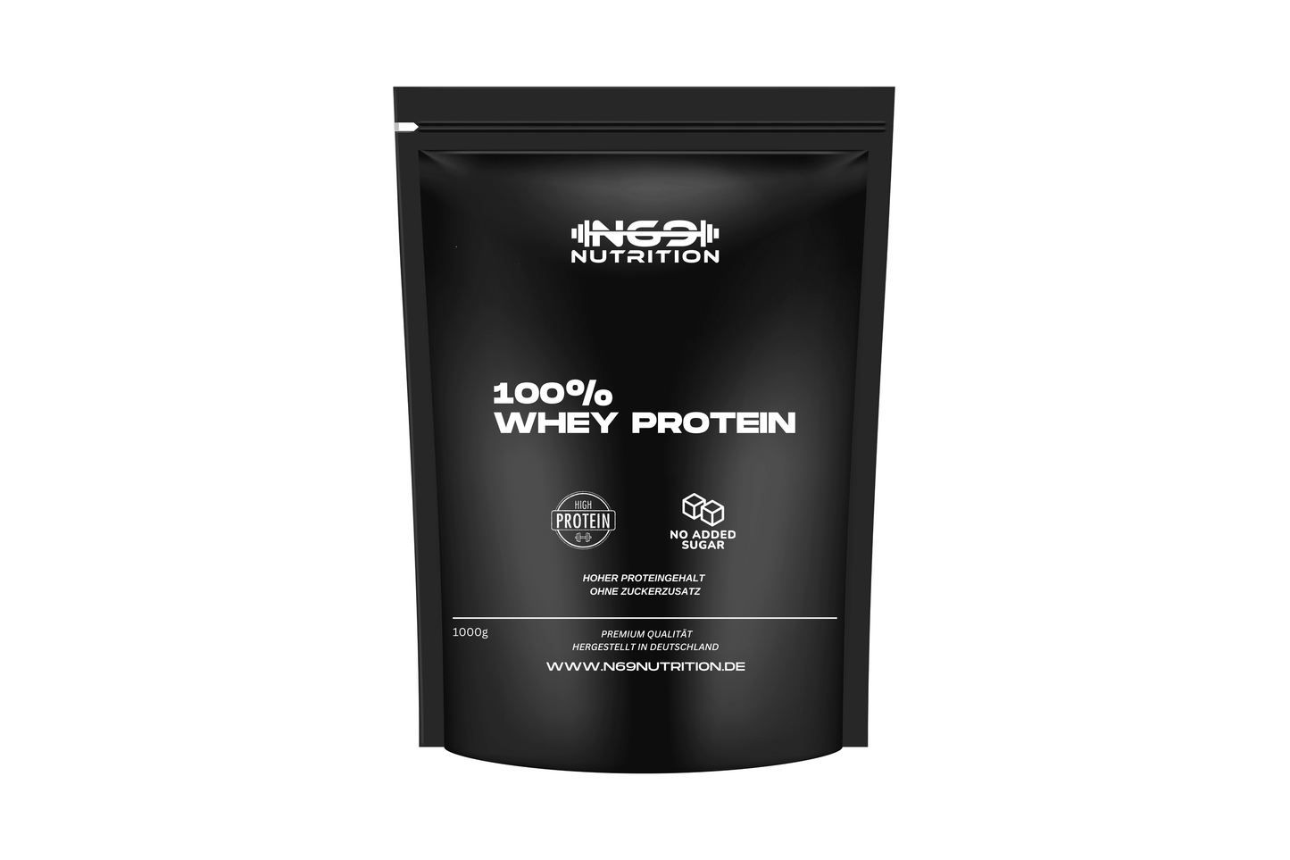 N69 NUTRITION Whey Protein Made in Germany 1kg – Premiumqualität für Muskelaufbau und Regeneration.